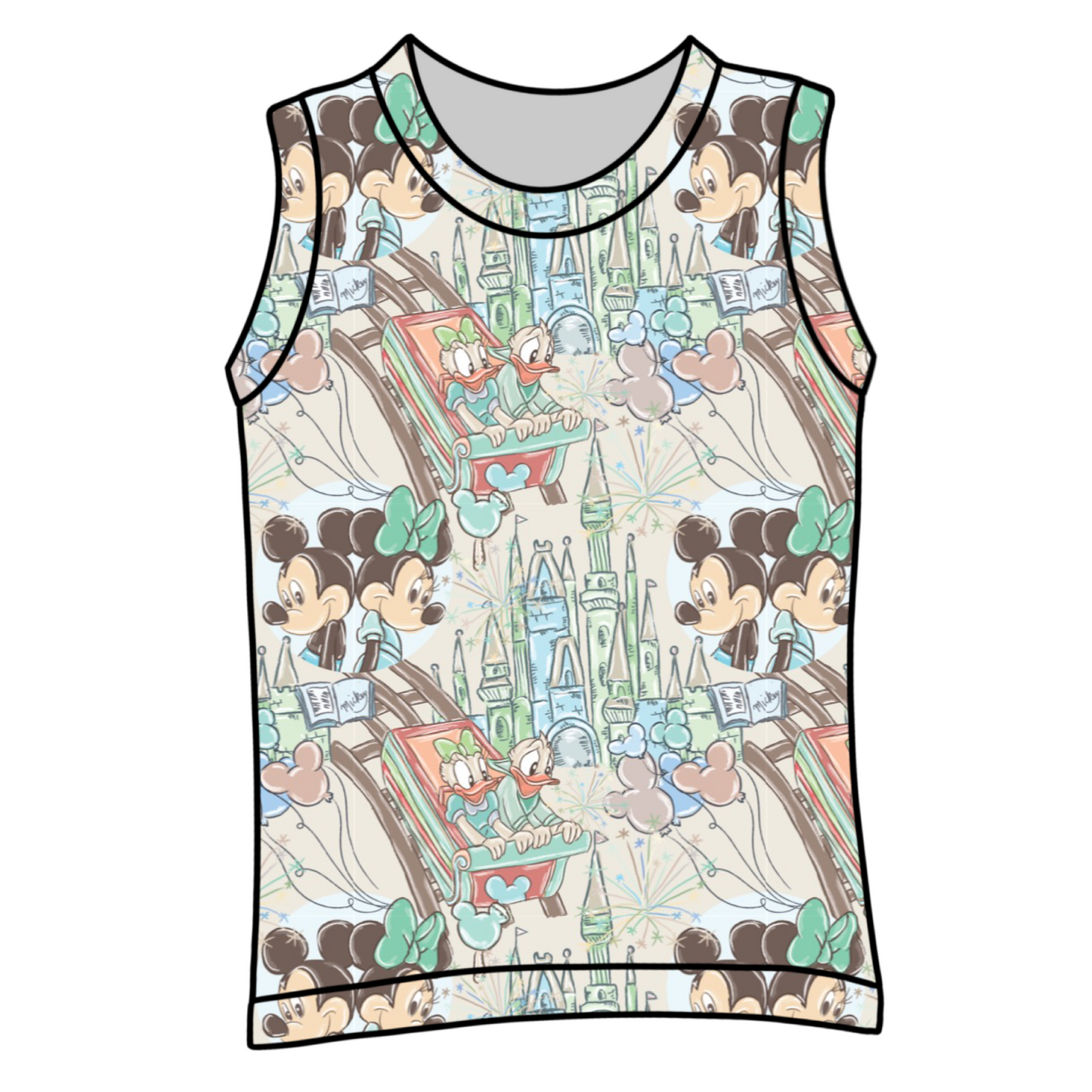 Blue Park Mouse Custom Items