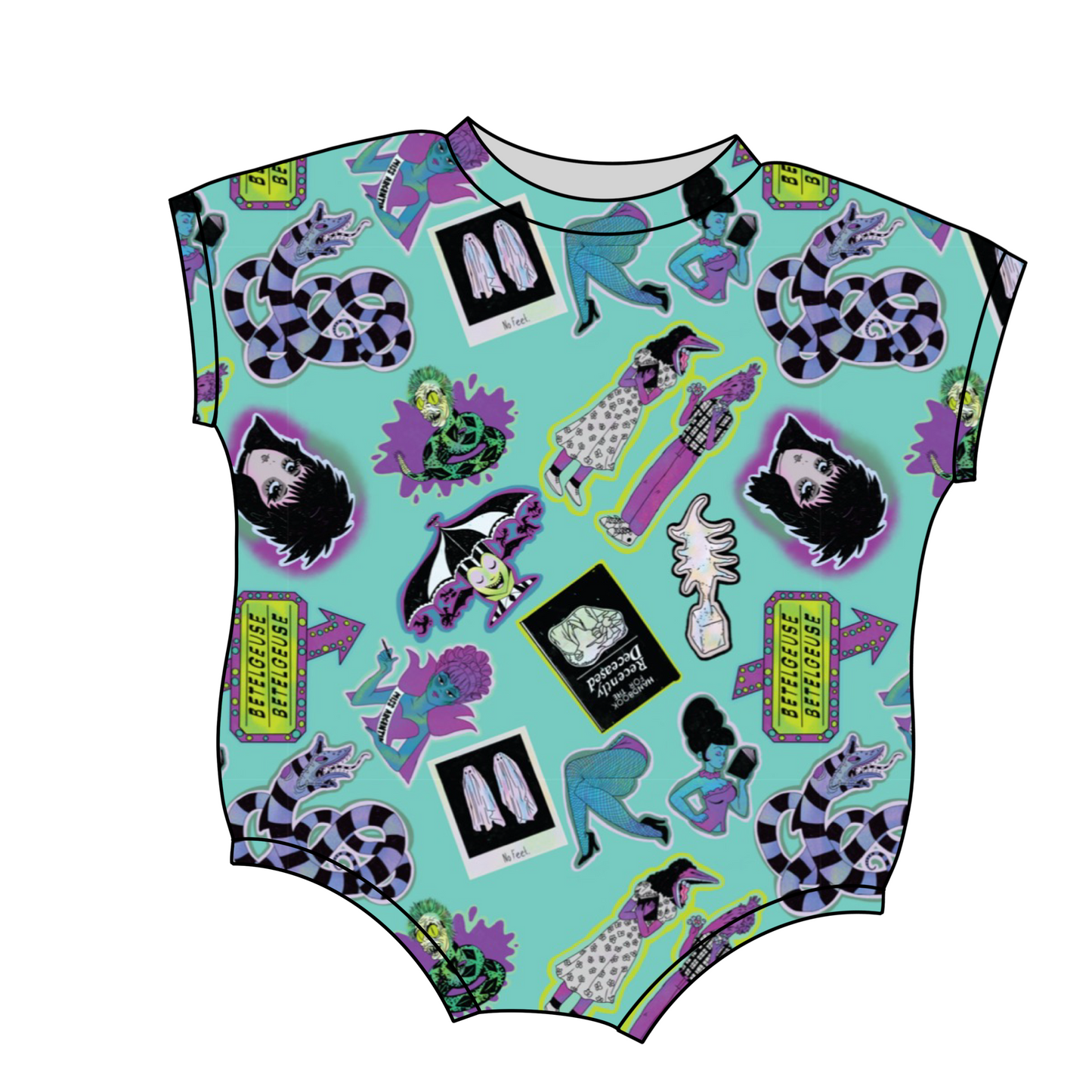 Beetlejuice Mashup on Blue Custom Items