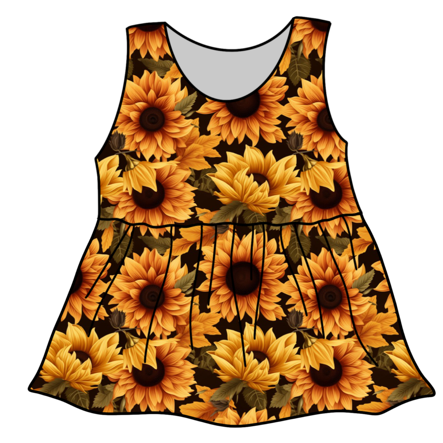 Sunflower Floral Custom Items