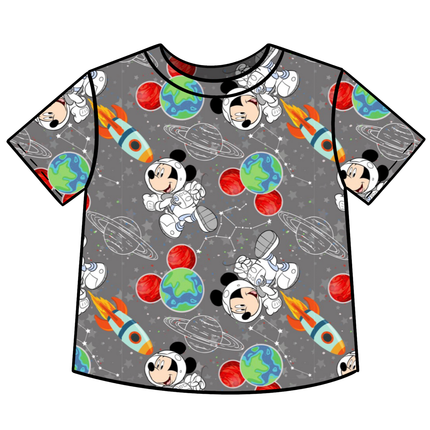 Mickey Space Custom Items