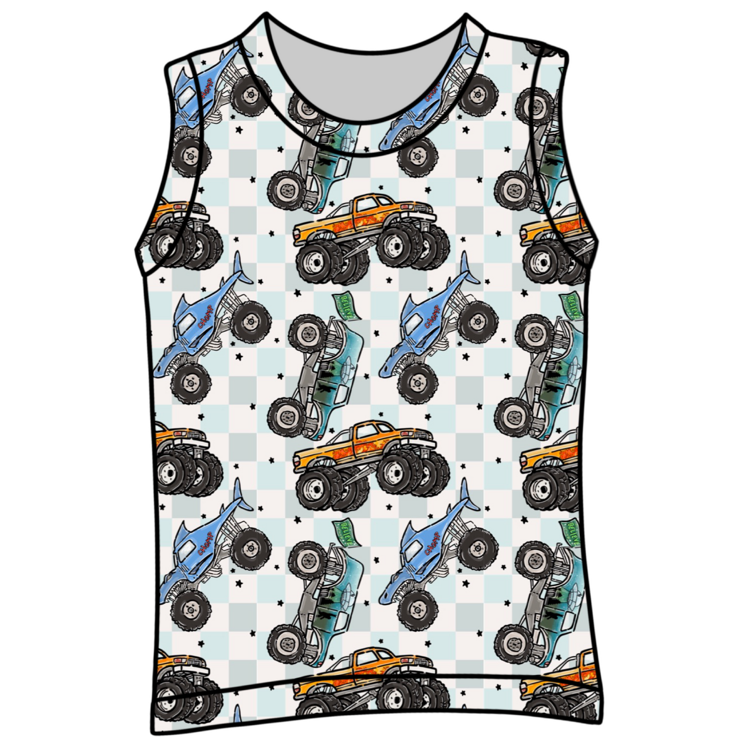 Blue Truck Jam Custom Items