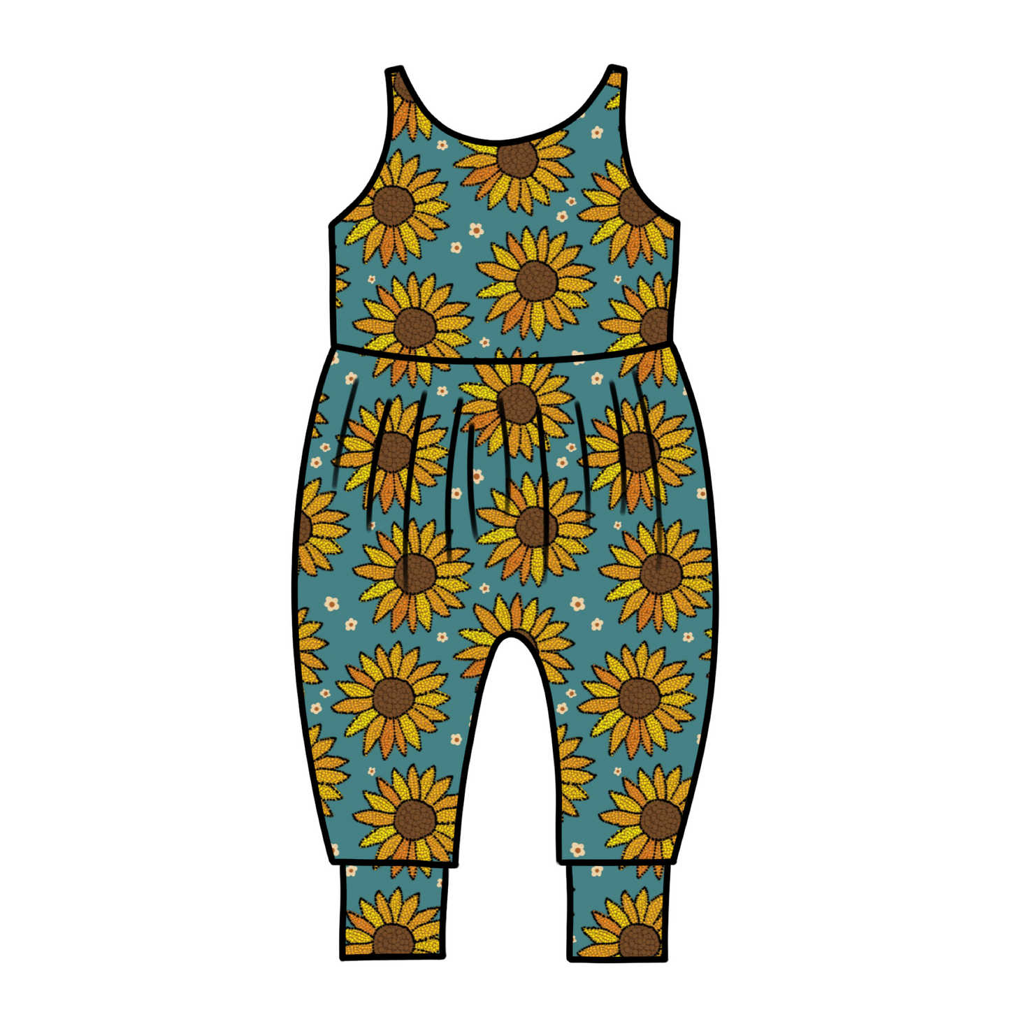 Teal Sunflower Custom Items