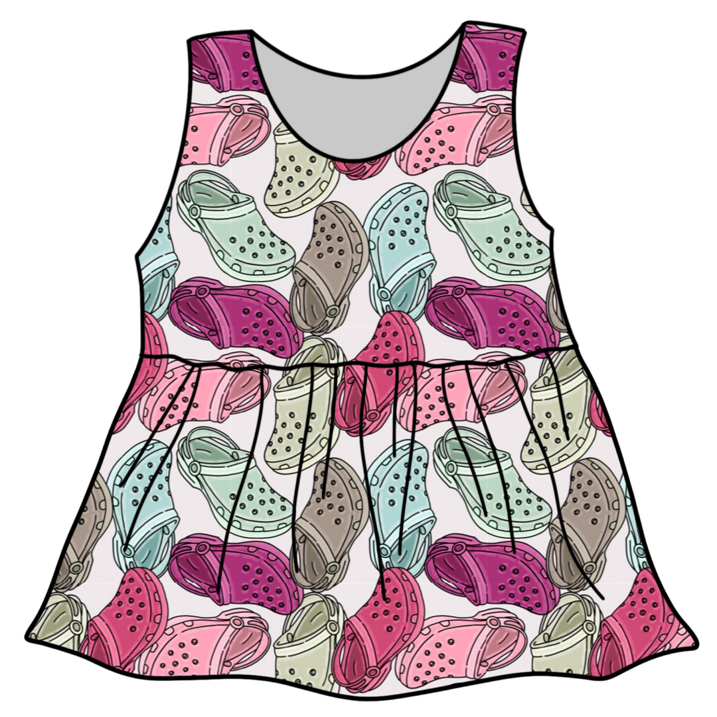 Girlie Crocs Custom Items