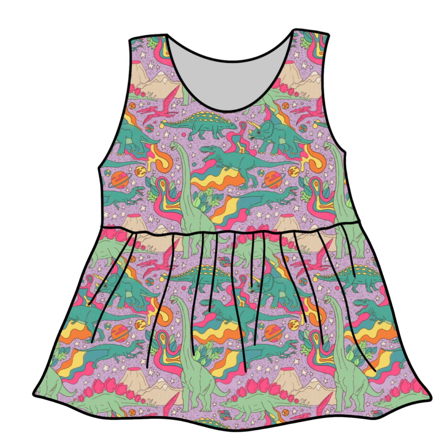 Purple Space Dino Custom Items