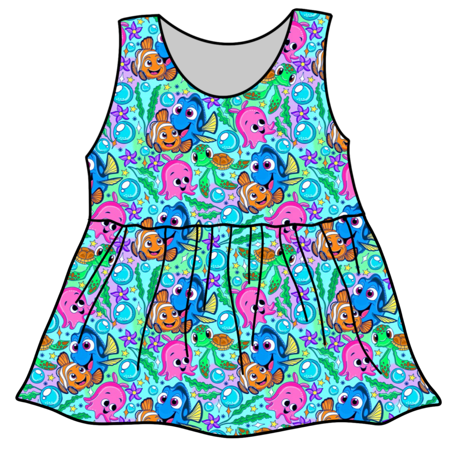 Nemo Watercolor Custom Items