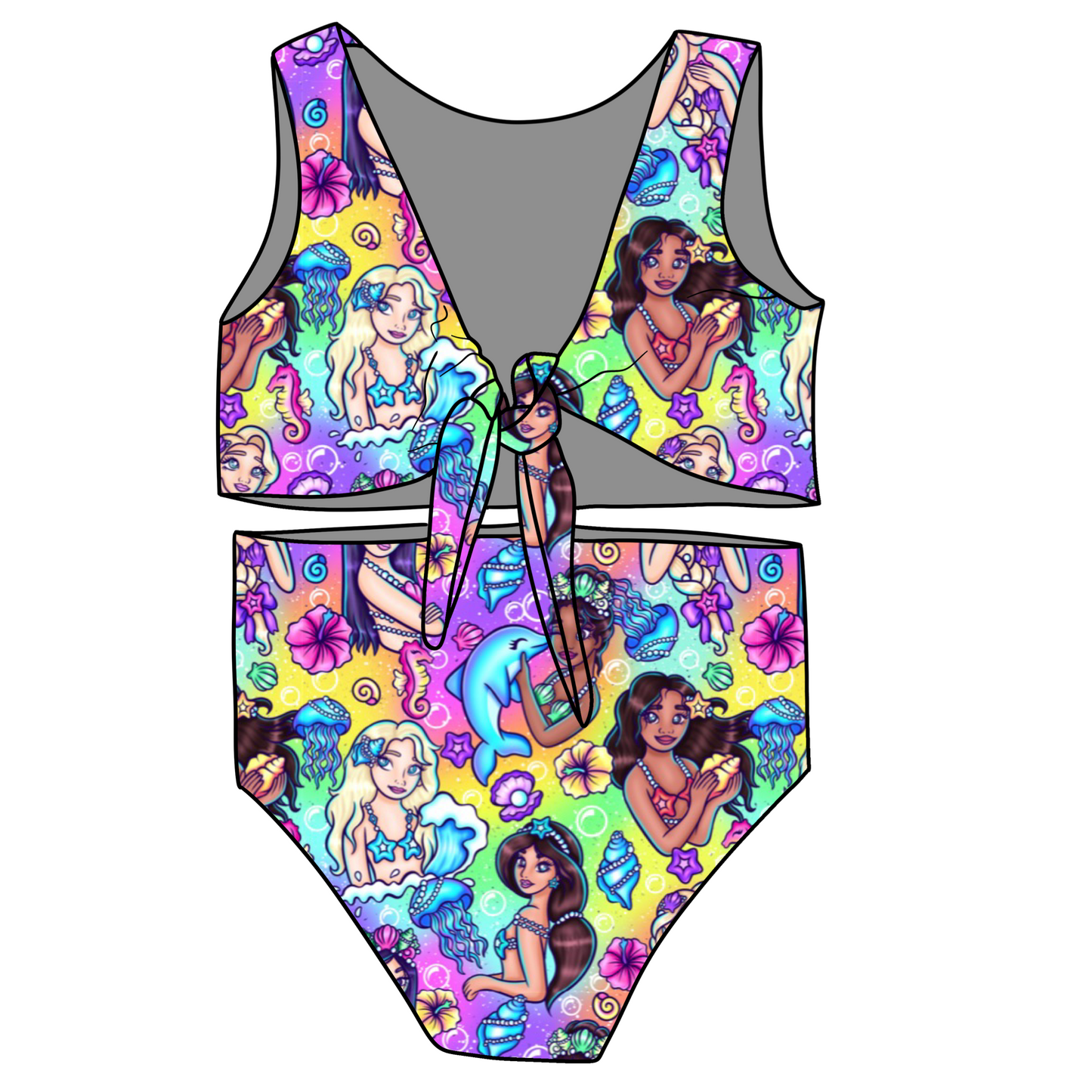 Neon Mermaid Custom Items