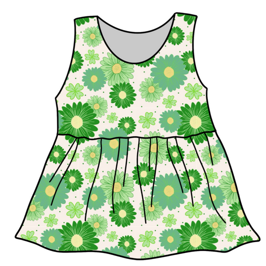 Green Floral Custom Items