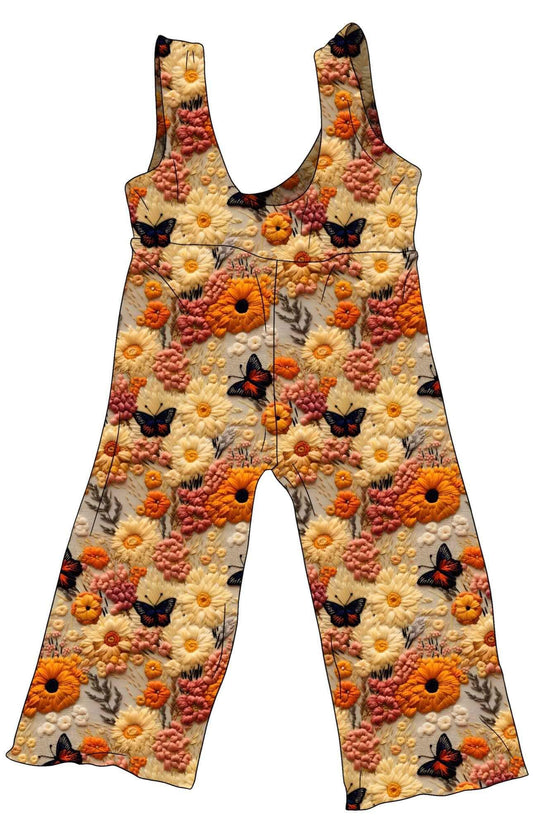 Faux Embroidery Fall Floral Custom Items