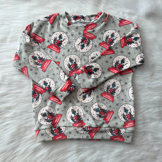 Green Guy Christmas  Lounge Top - Squish Fabric