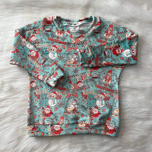 Let It Snow Lounge Top - Squish Fabric